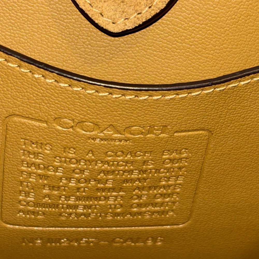 Coach Brooklyn 23 Suede Shoulder Bag - Picture 5 of 7